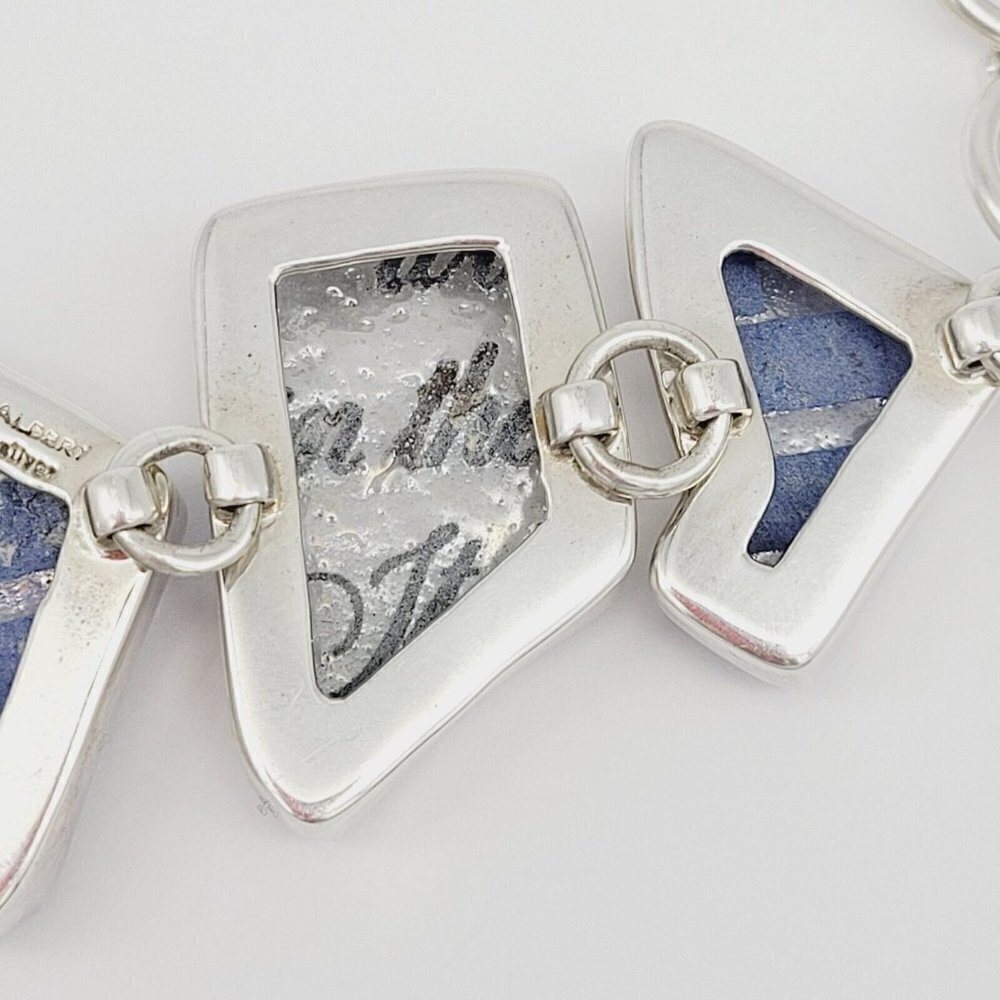 Charles Albert Absolut Vodka Glass 950 Fine Silver Bracelet Limited Edition - Picture 7 of 9